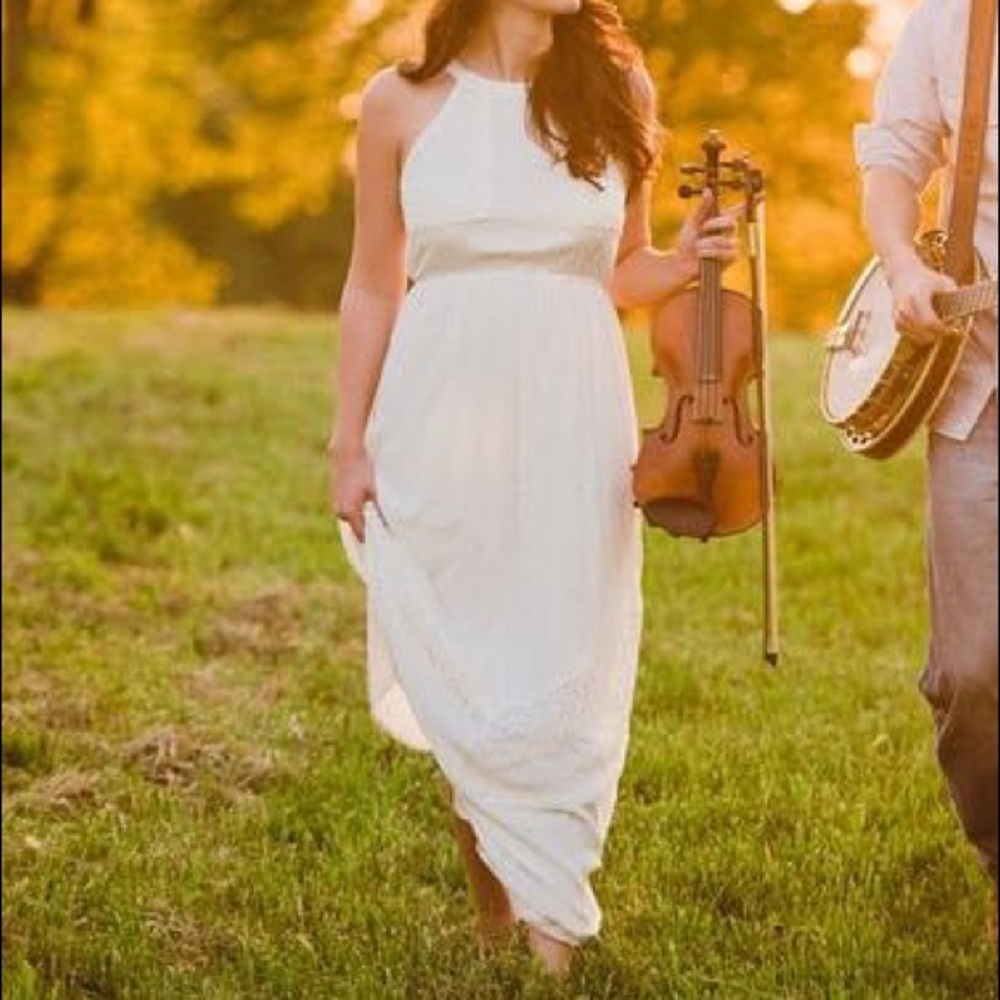 Altar’d state white lace maxi dress